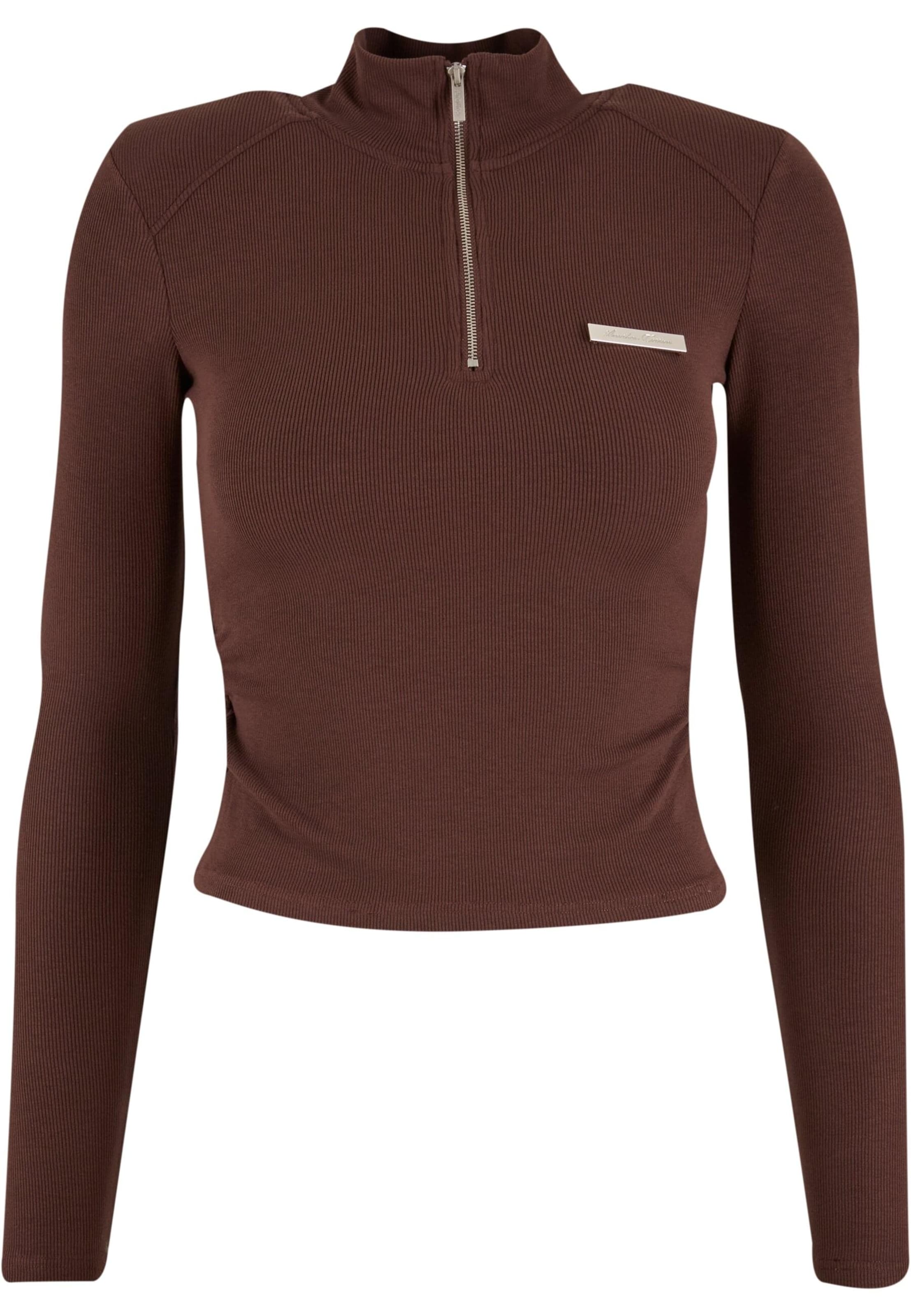 Another Cotton Lab - Camisa em castanho: frente