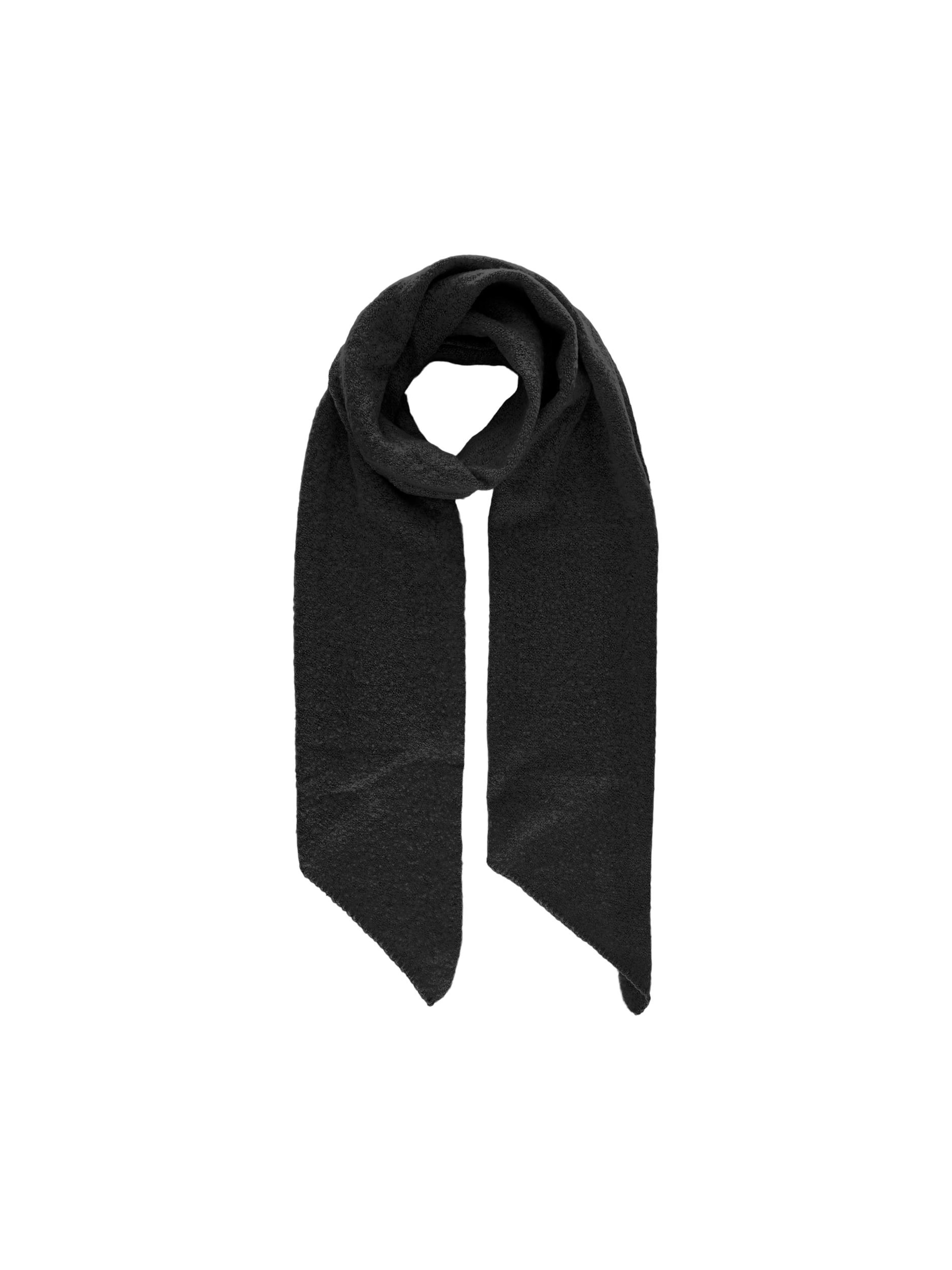 PIECES Scarf &#x27;PCPYRON&#x27; in Black: front