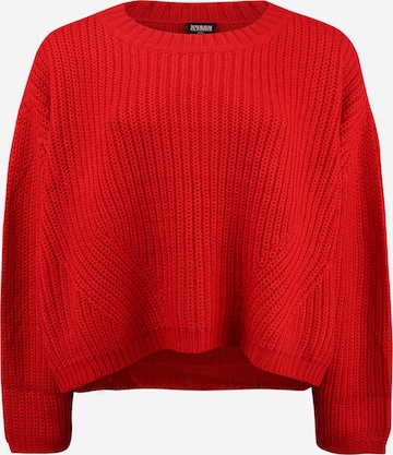 Pull-over Urban Classics en rouge : devant