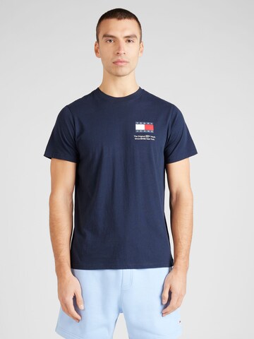 T-Shirt Tommy Jeans en bleu : devant