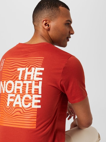 THE NORTH FACE Funktsionaalne särk 'FOUNDATION', värv oranž