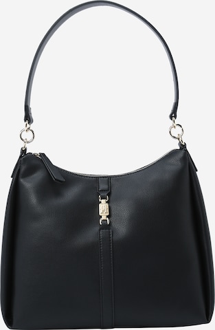 TOMMY HILFIGER - Bolso de hombro en negro: frente