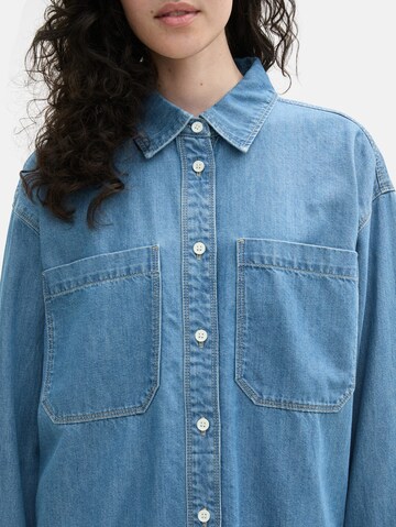 Chemisier TOM TAILOR DENIM en bleu