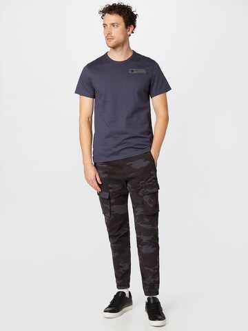 HOLLISTER Tapered Cargo Pants in Black