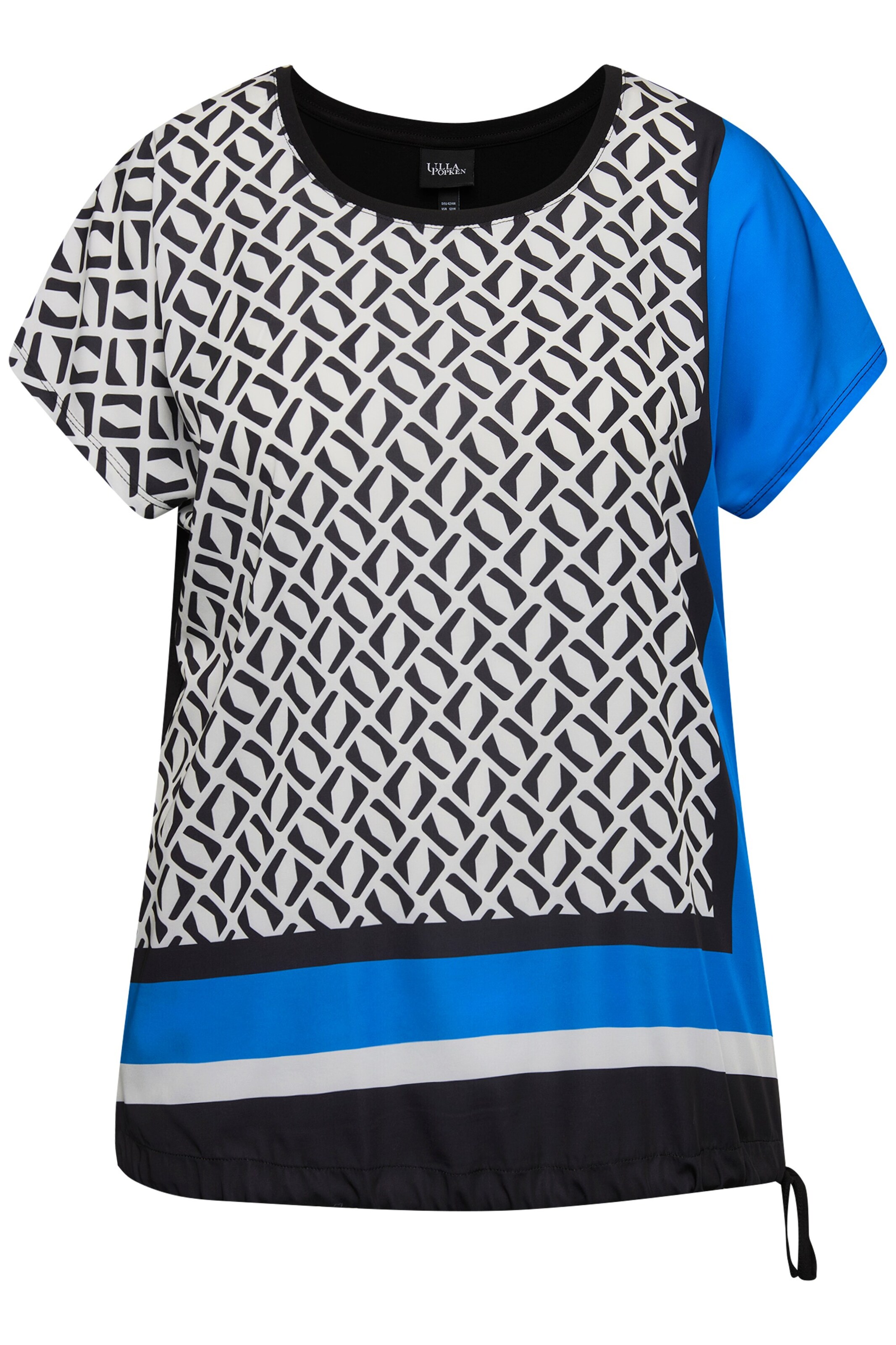 Ulla Popken Bluse in Schwarz: Vorderseite