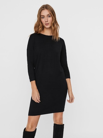 Rochie tricotat 'Glory Vipe Aura' de la VERO MODA pe negru: față