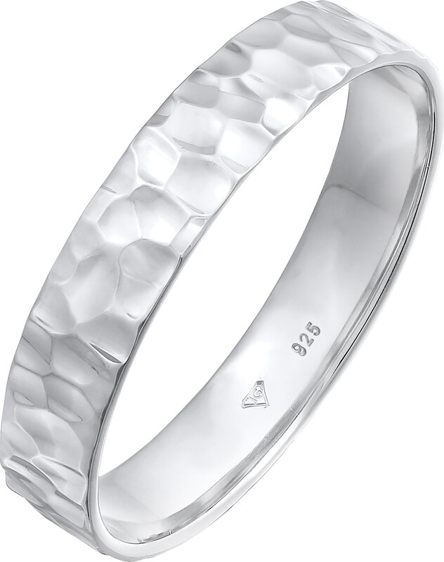 KUZZOI Ring 'Organic' in Silber