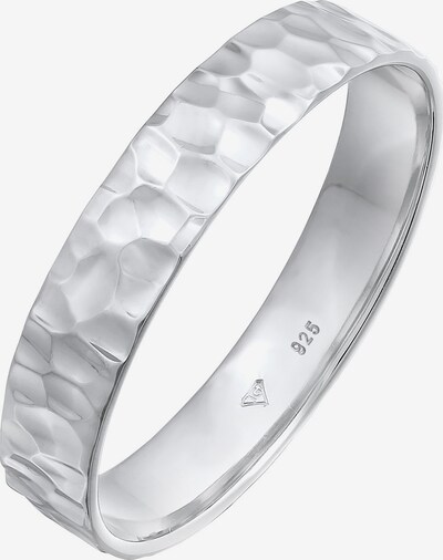 KUZZOI Ring 'Organic' in de kleur Zilver, Productweergave