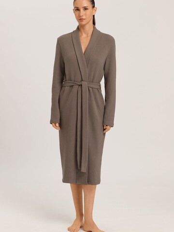 Hanro Dressing Gown ' Easywear ' in Beige: front