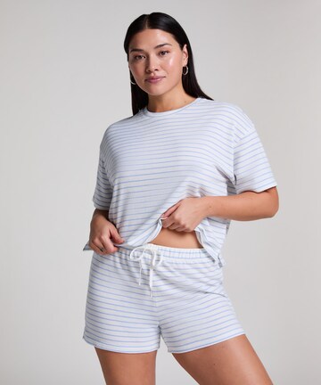 Pantalon de pyjama Hunkemöller en bleu : devant