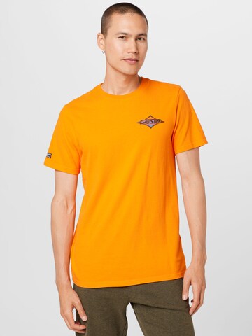 Superdry Póló 'Cali' - narancs: elől