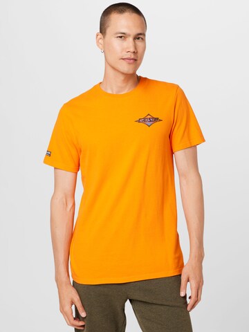 Superdry T-Shirt 'Cali' in Orange: predná strana