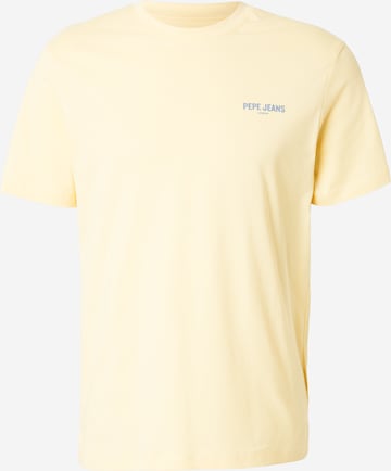 Pepe Jeans Majica 'QUOTE' | rumena barva: sprednja stran
