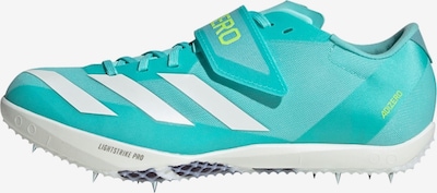 ADIDAS PERFORMANCE Laufschuh 'Adizero' in türkis / neongrün / weiß, Produktansicht