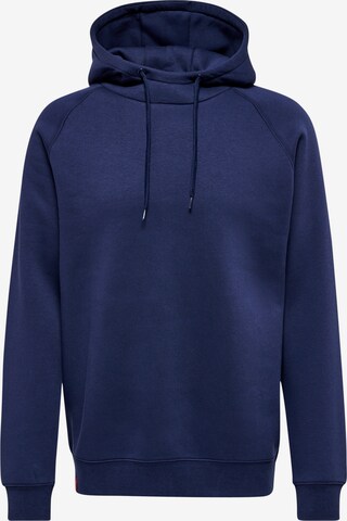 Sweat-shirt Hummel en bleu : devant