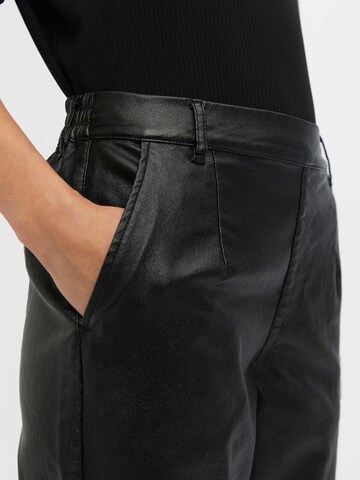 Coupe slim Pantalon 'BELLE LISA' OBJECT en noir