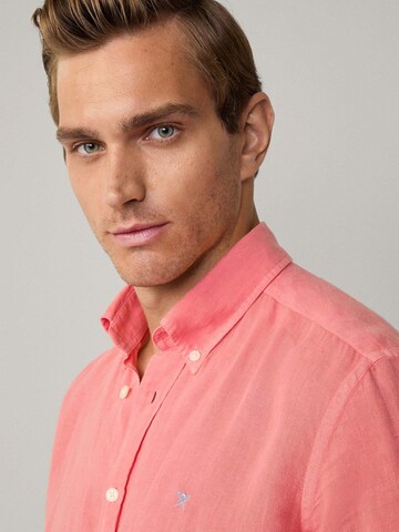 Coupe regular Chemise 'Ess' Hackett London en orange