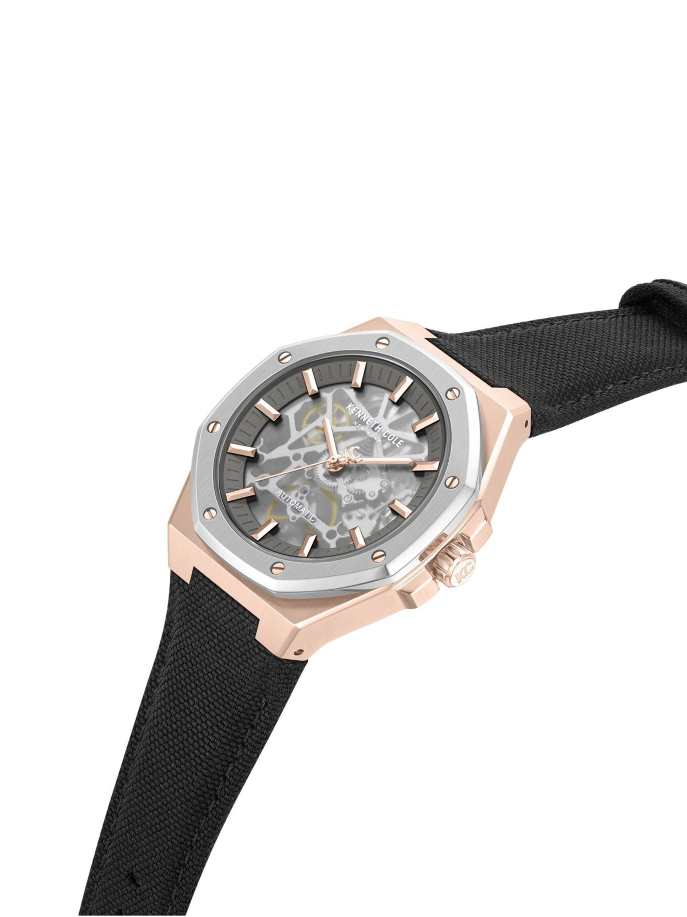 Kenneth Cole Analoguhr 'Automatic watch Benson'‌‌‌‌‌ in Gold