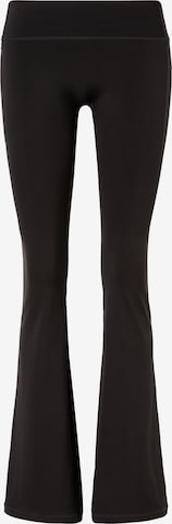 ICANIWILL Flared Sporthose 'Luxe' in Schwarz: Vorderseite