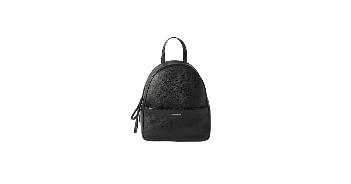 coccinelle leather convertible backpack - Black tumbled Coccinelle Beat is one of the brands iconic lines Coccinelle Backpack 'NORY' in Black