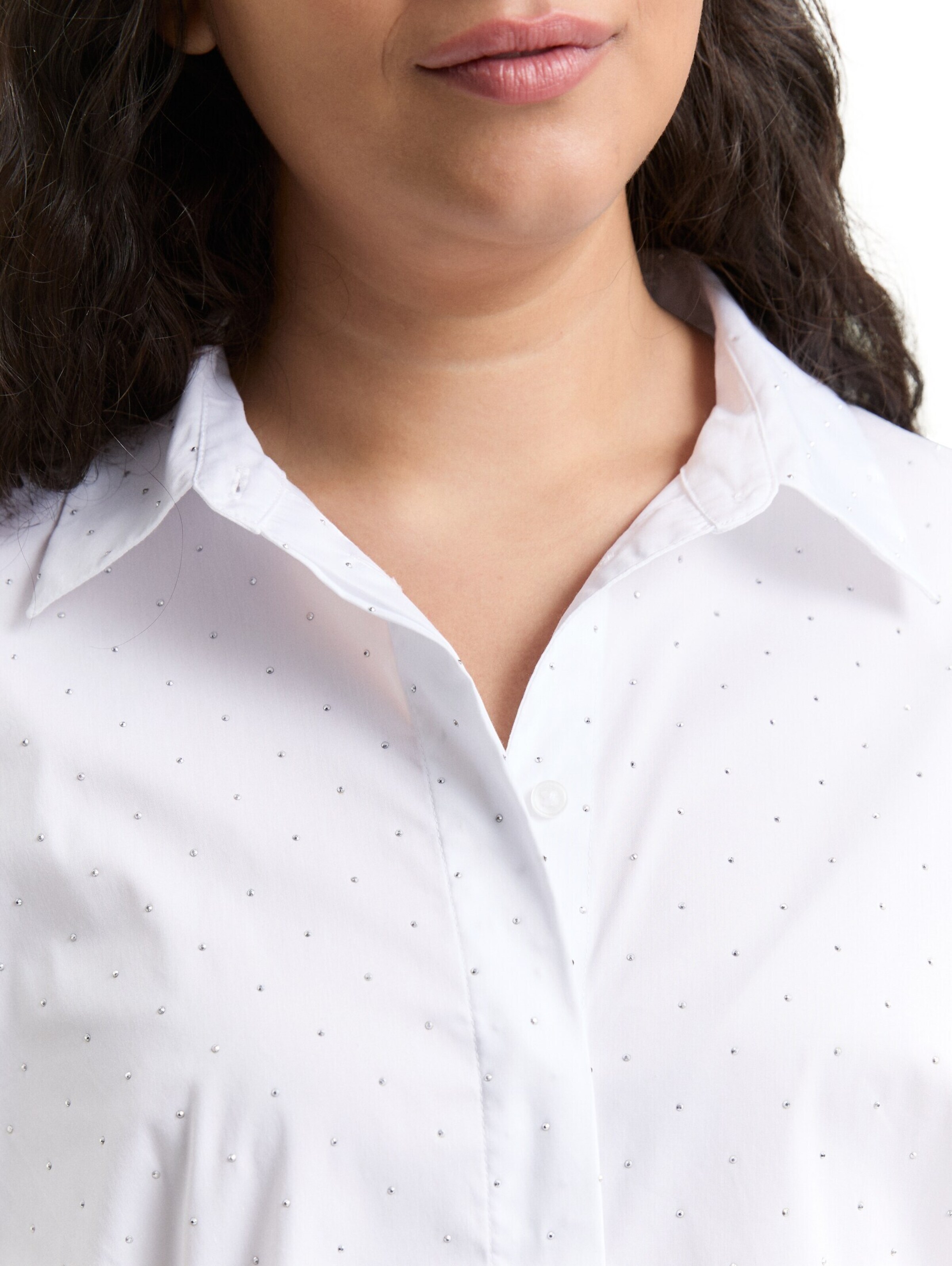 Tom Tailor Women + Blouse in Wit