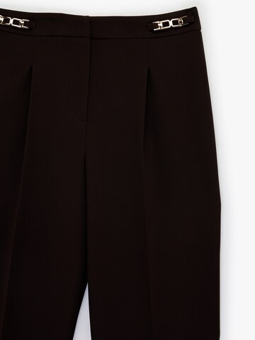 Koton Loose fit Pleat-front trousers in Brown
