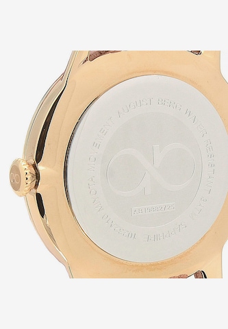 August Berg Analog Watch in Gold