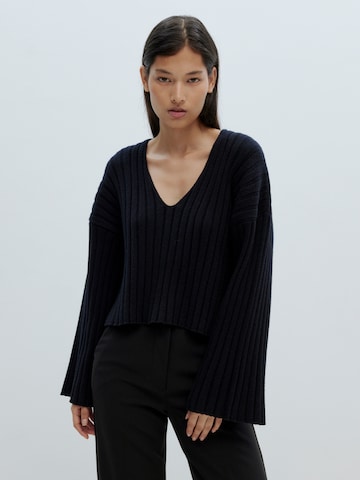 EDITED Sweater 'Thamara' in Black: front