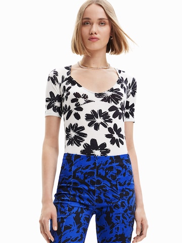 Desigual Shirtbody 'KELA' i hvid: forside