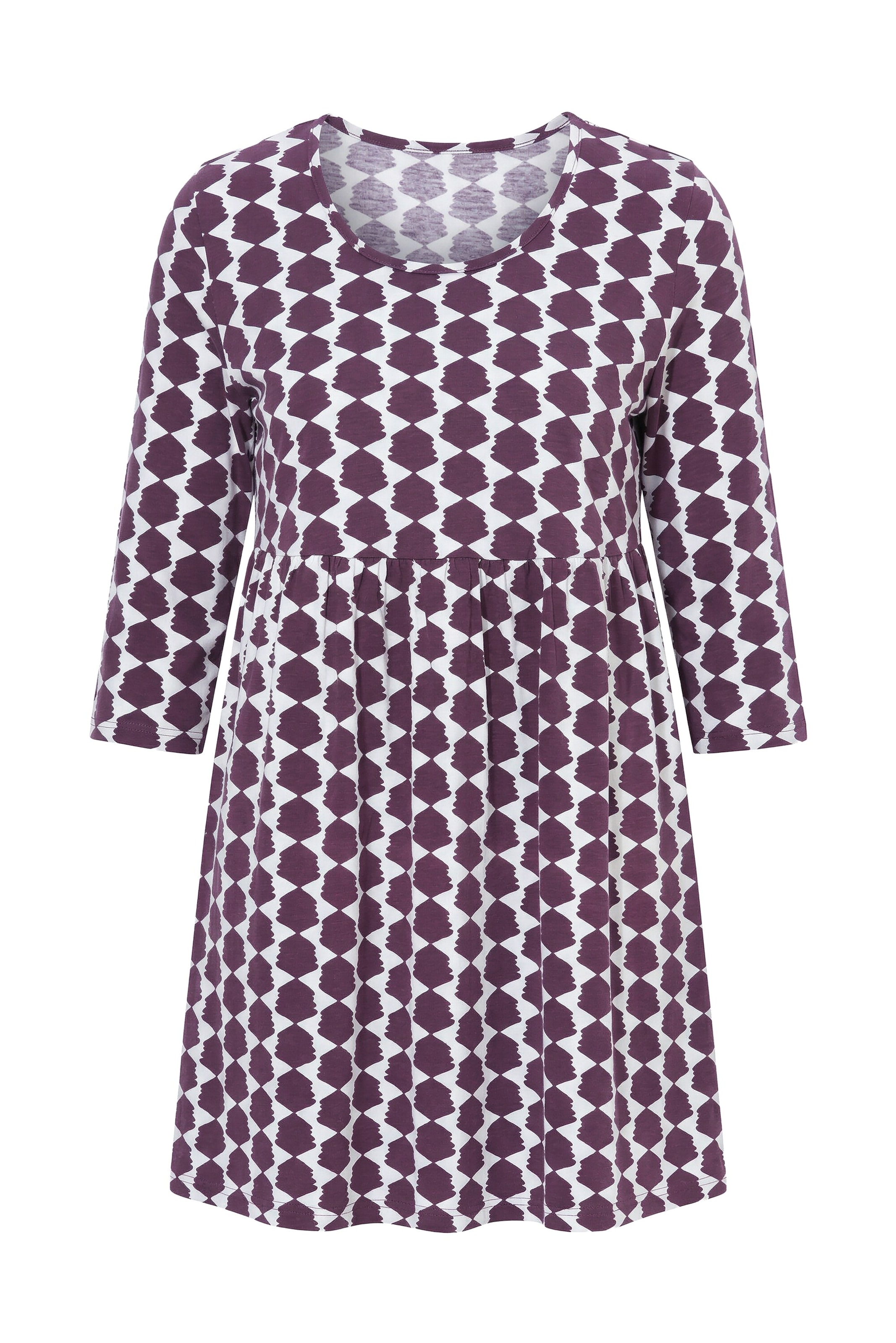 Ulla Popken Kleid in Lila: Vorderseite