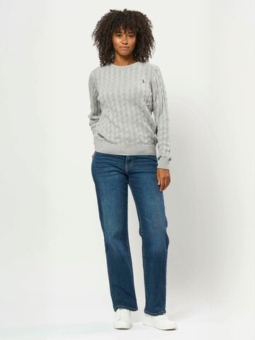 Pull-over ' UWMadeline ' U.S. POLO ASSN. en gris : devant