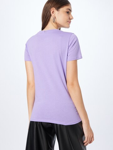 BOSS Orange Shirt 'Elogo' in Purple