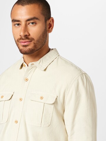 Cotton On Regular fit Button Up Shirt 'Greenpoint' in Beige