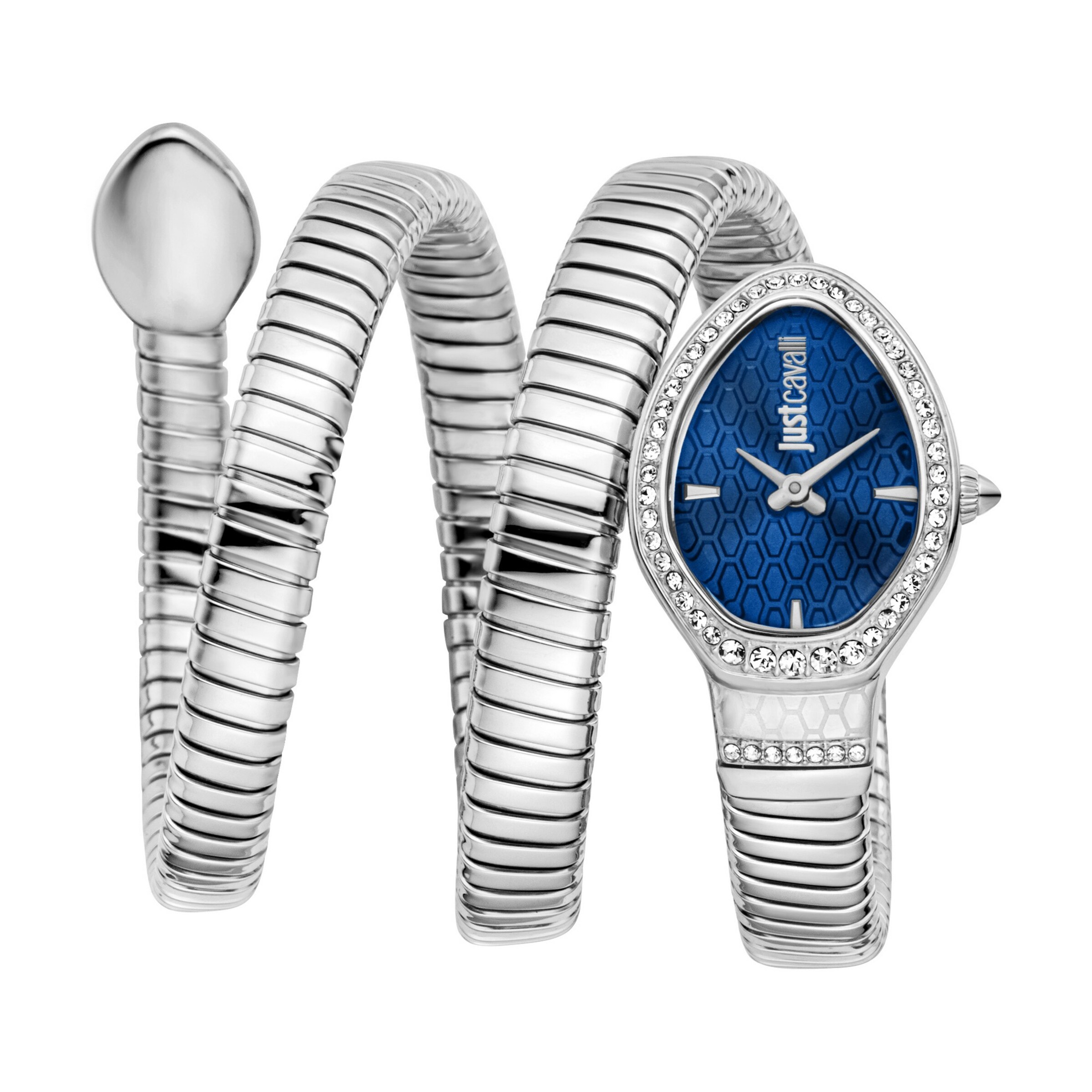 Just Cavalli Time Analog Watch in Silver: front