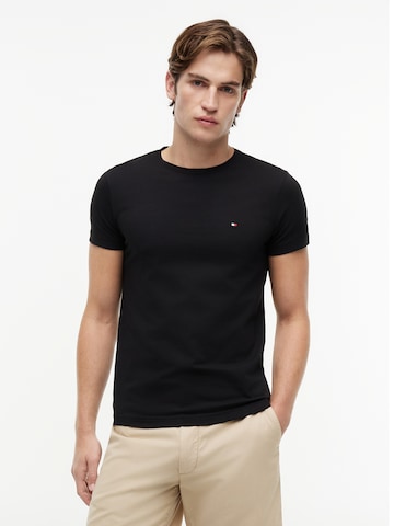 TOMMY HILFIGER T-Shirt 'Flex' in Schwarz: Vorderseite