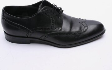 BOSS Black Flats & Loafers in 43 in Black: front