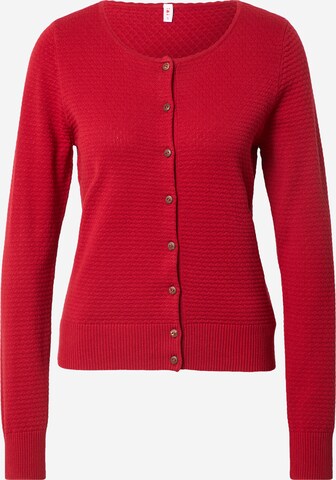 Blutsgeschwister Knit Cardigan 'Save The Brave' in Red: front