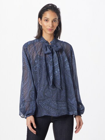 MOS MOSH Blouse in Blue: front