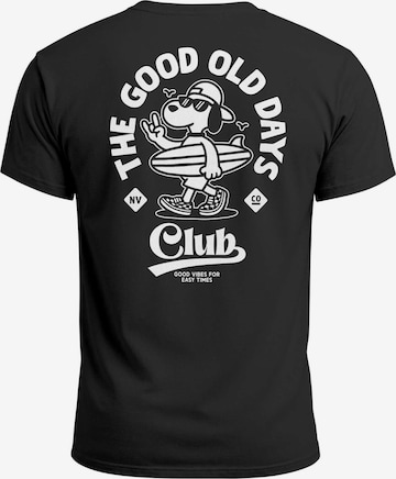 Neverless Shirt 'Good old Days' in Black: front