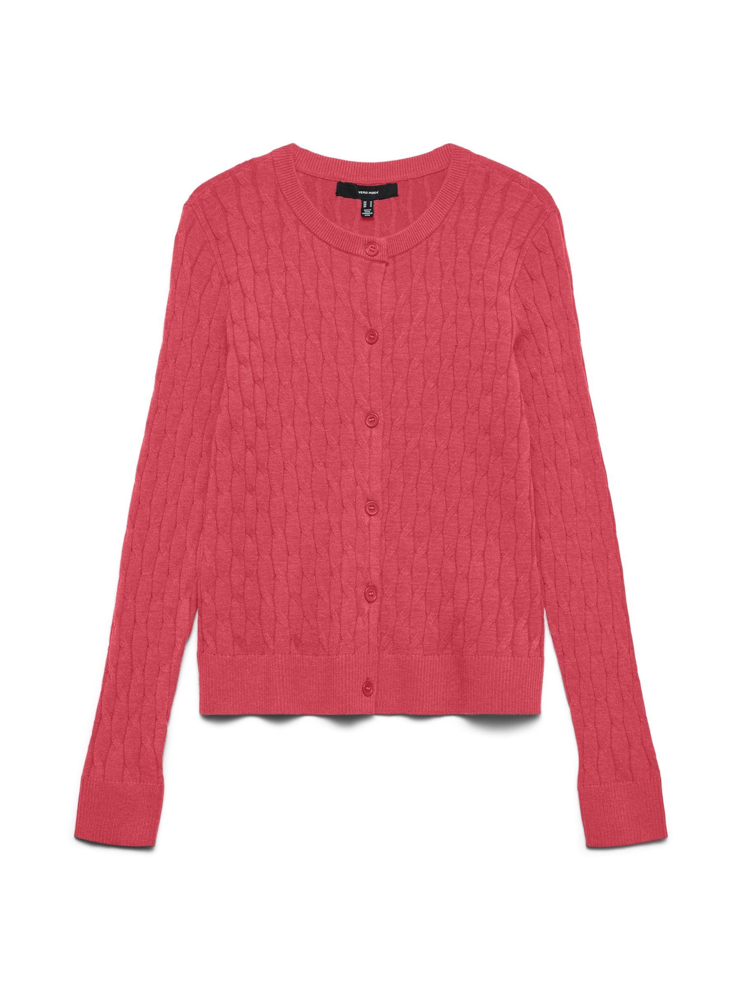 VERO MODA Cardigan 'VMFantastic' i pink: forside
