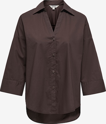 ONLY - Blusa 'ONLSAJA KERI' en marrón: frente