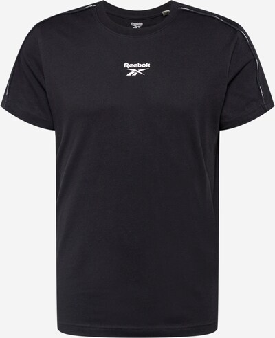 Reebok Sport T-Shirt in schwarz / weiß, Produktansicht