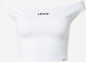 Top 'Graphic Bardot Tank' di LEVI'S ® in bianco: frontale