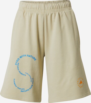 Loosefit Pantalon de sport ADIDAS BY STELLA MCCARTNEY en beige : devant