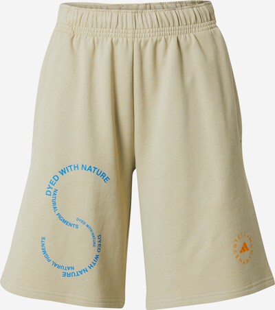 ADIDAS BY STELLA MCCARTNEY Pantalon de sport en écru / bleu / orange, Vue avec produit