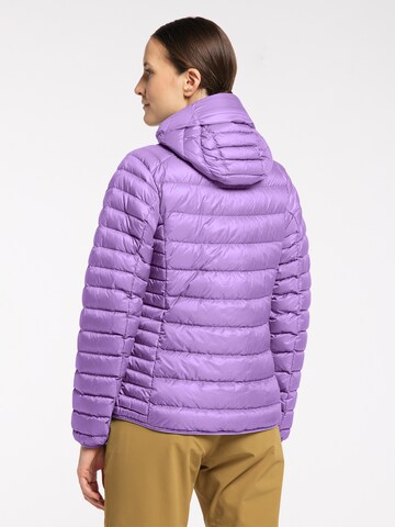 Haglöfs Outdoor Jacket 'Roc Down' in Purple