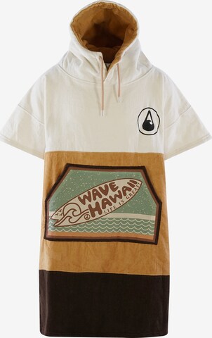 Wave Hawaii Short Bathrobe ' Campeche ' in Mixed colors: front