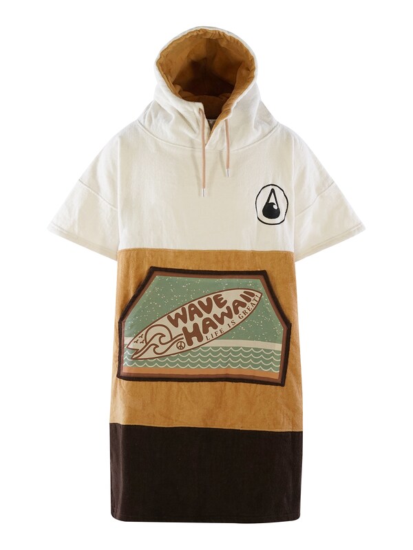 Wave Hawaii Short Bathrobe ' Campeche ' in Mixed Colors