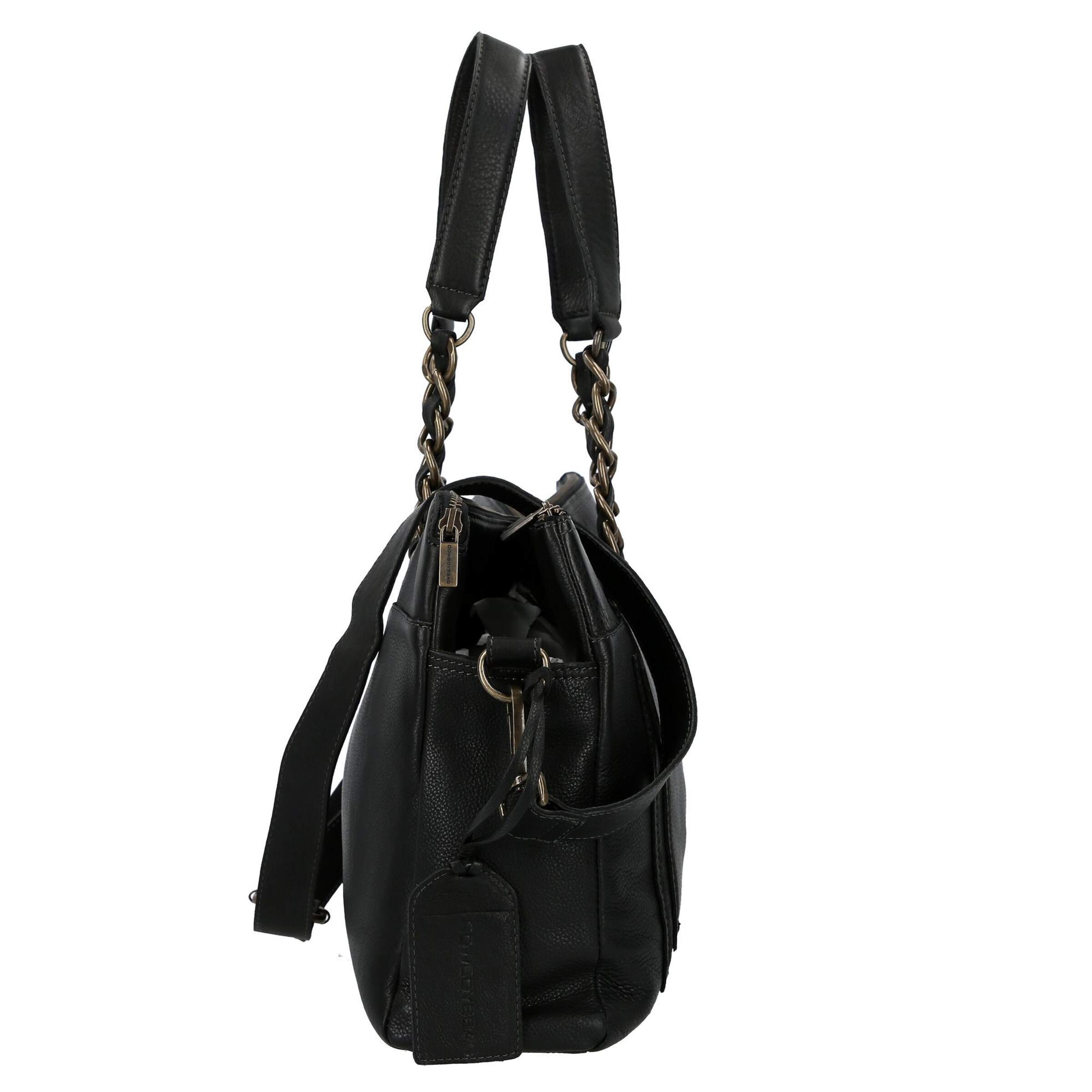 Cowboysbag Shoulder Bag 'Chained Barton' in Black