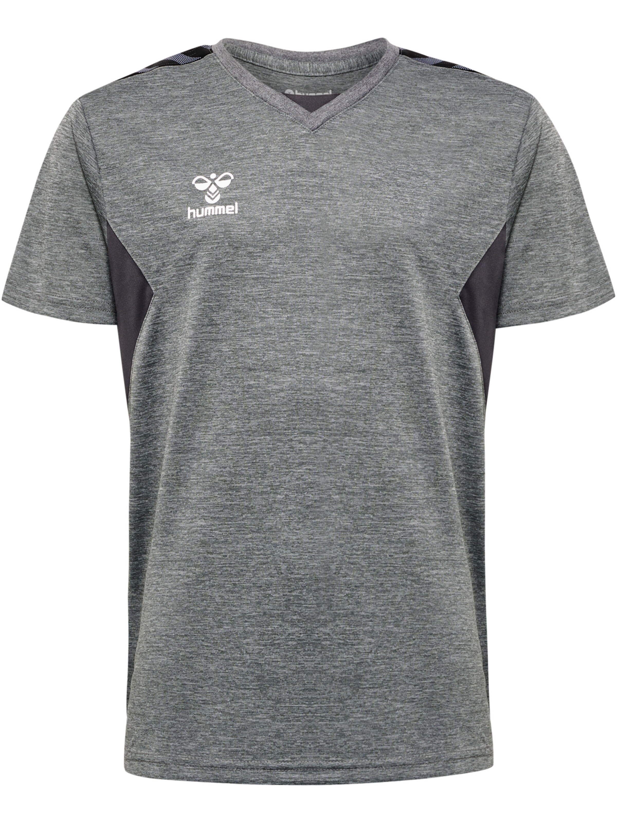 Hummel Functioneel shirt 'Authentic' in Grijs: voorkant